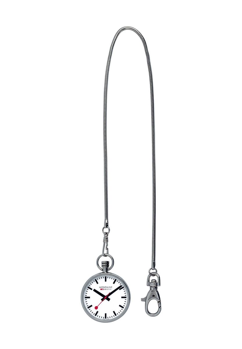 Klassische Schweizer Bahnhofs-Taschenuhr