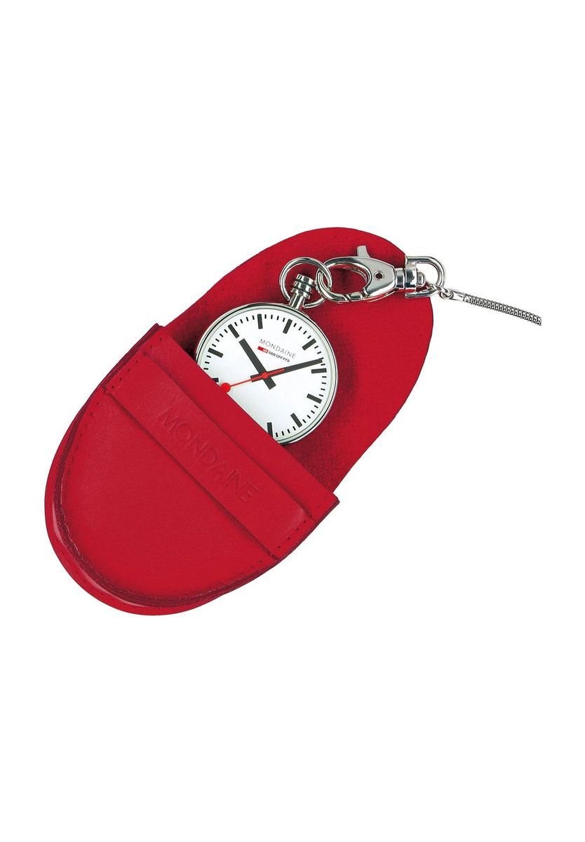 Klassische Schweizer Bahnhofs-Taschenuhr