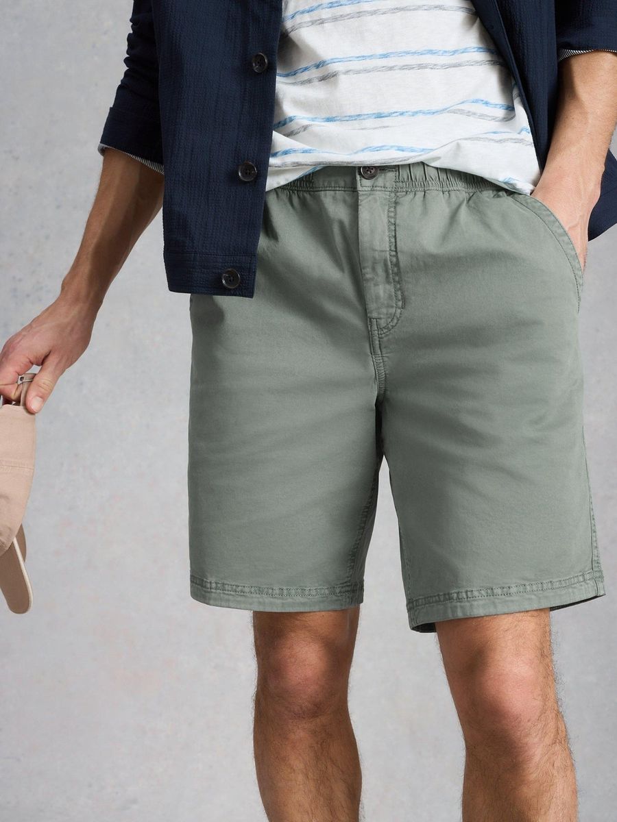 Lässige Bio-Baumwollshorts mit Gummizug