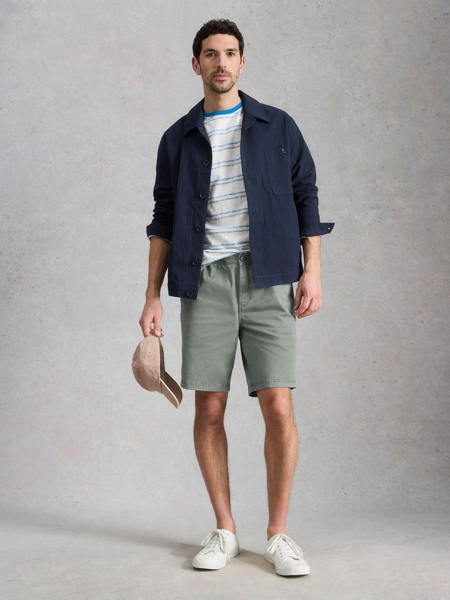 Lässige Bio-Baumwollshorts mit Gummizug