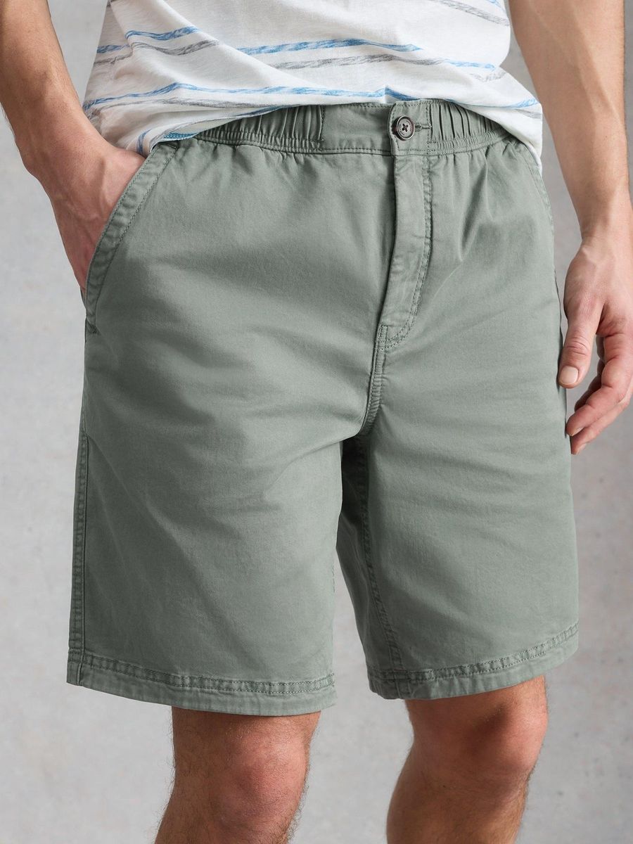 Lässige Bio-Baumwollshorts mit Gummizug