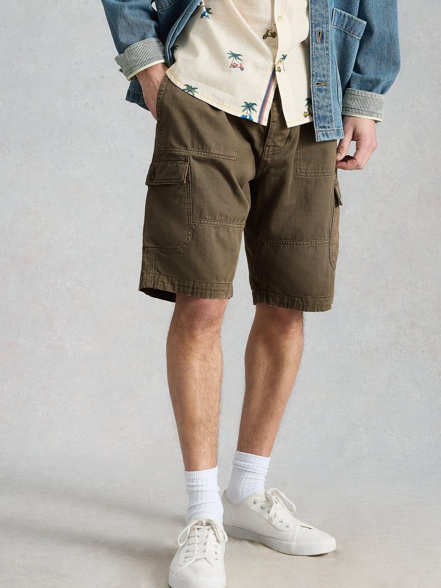 Lockere Cargo-Shorts mit mehreren Taschen