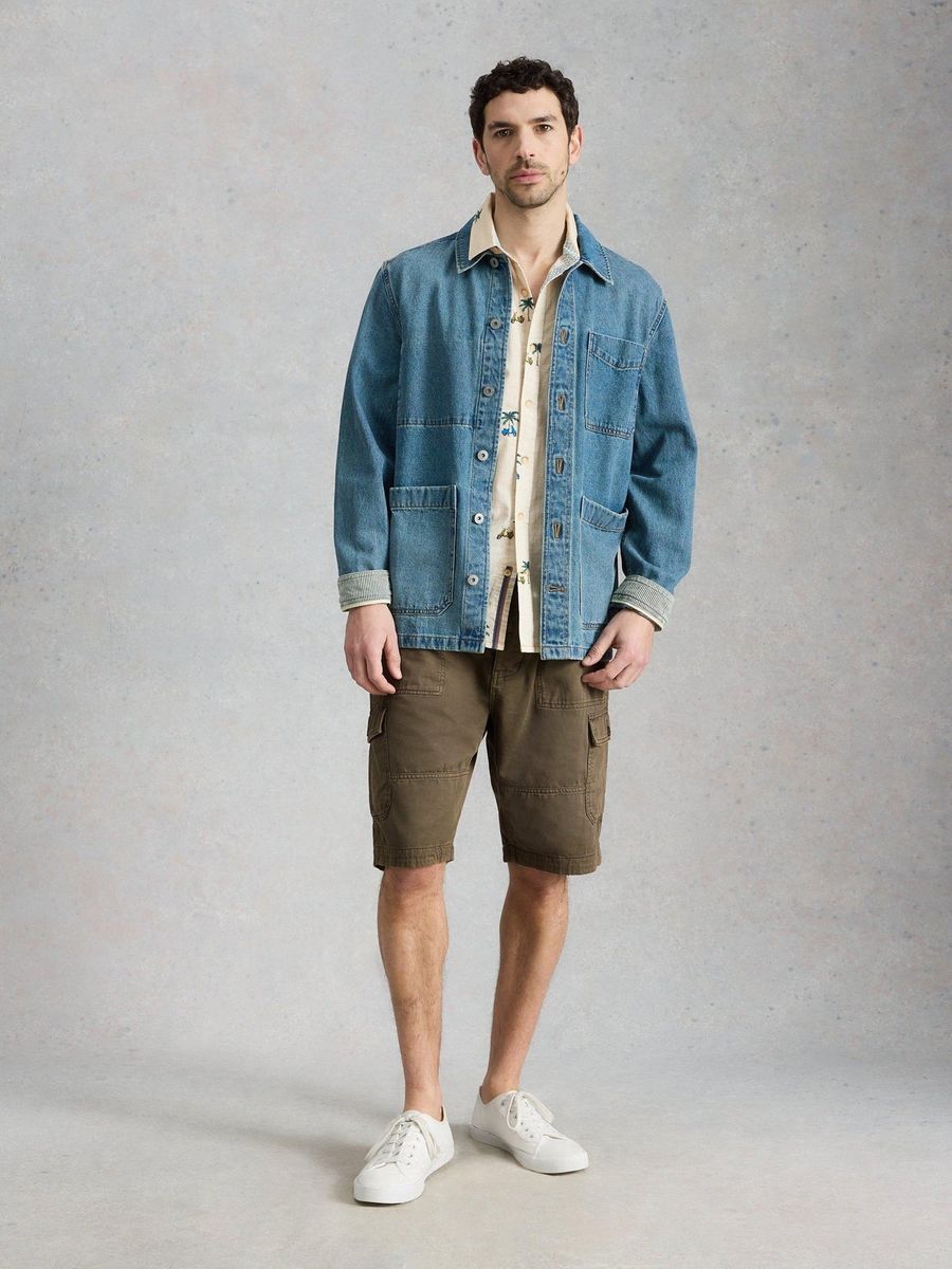 Lockere Cargo-Shorts mit mehreren Taschen