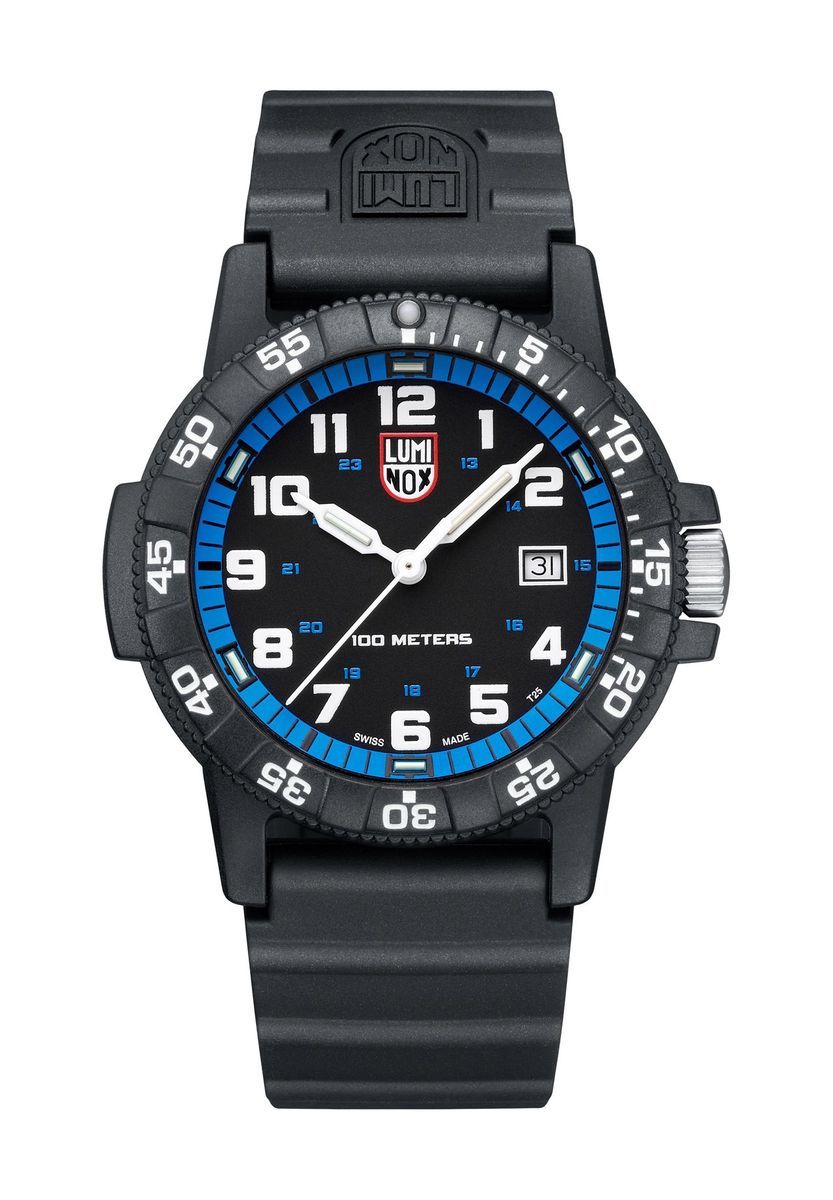 Schwarzblaue Sportuhr