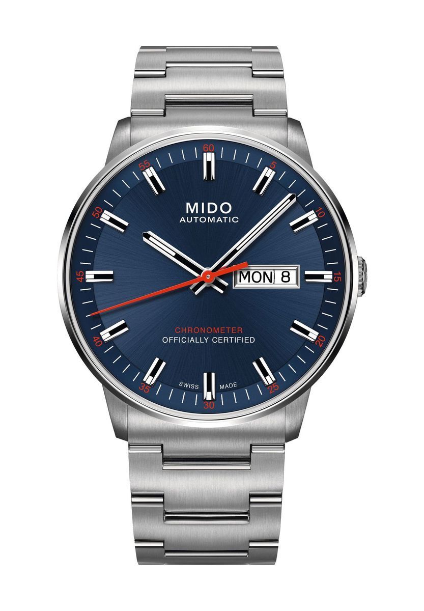 Klassische Automatikuhr aus Edelstahl