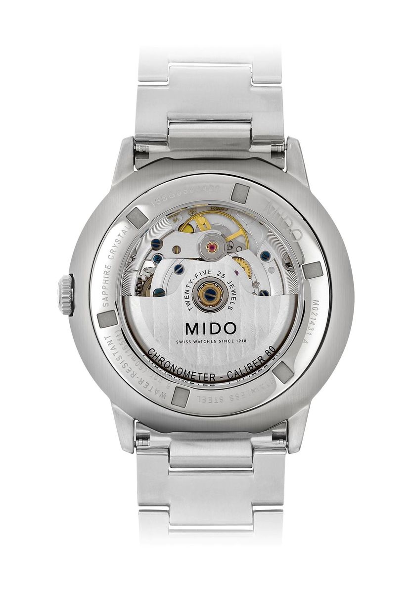 Klassische Automatikuhr aus Edelstahl