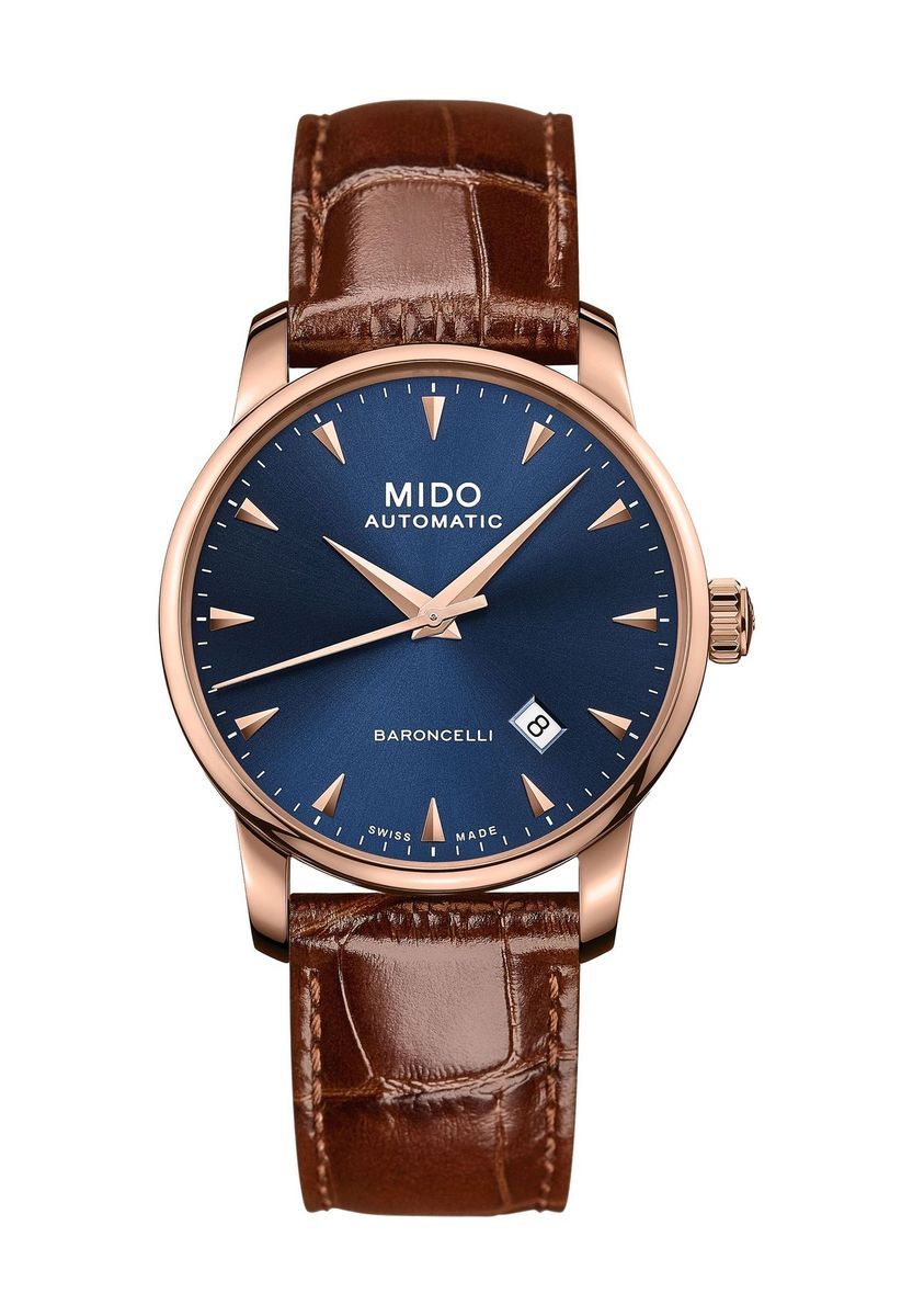 Elegante Automatikuhr Roségold