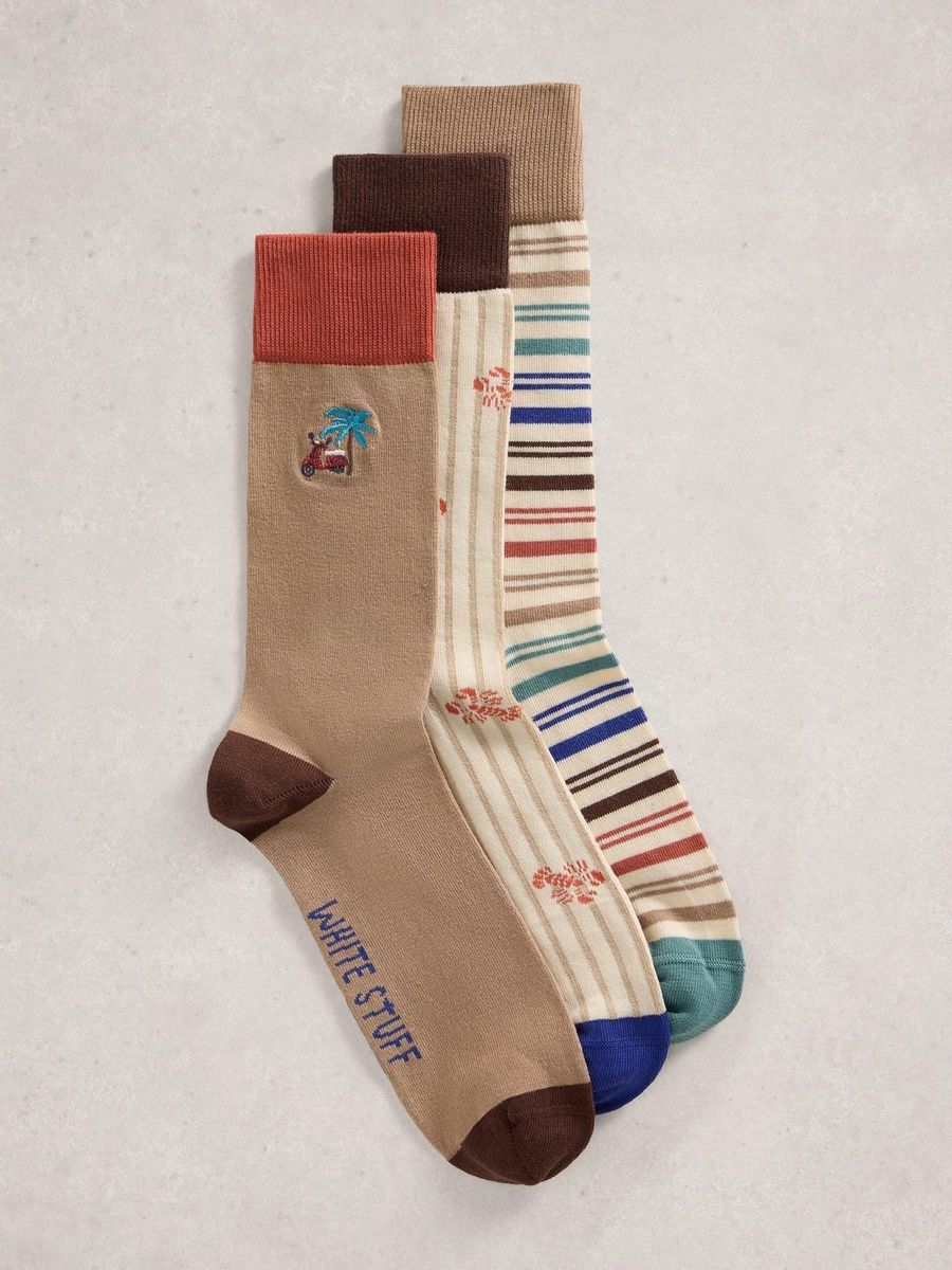 Socken-Set aus Bio-Baumwollmischung