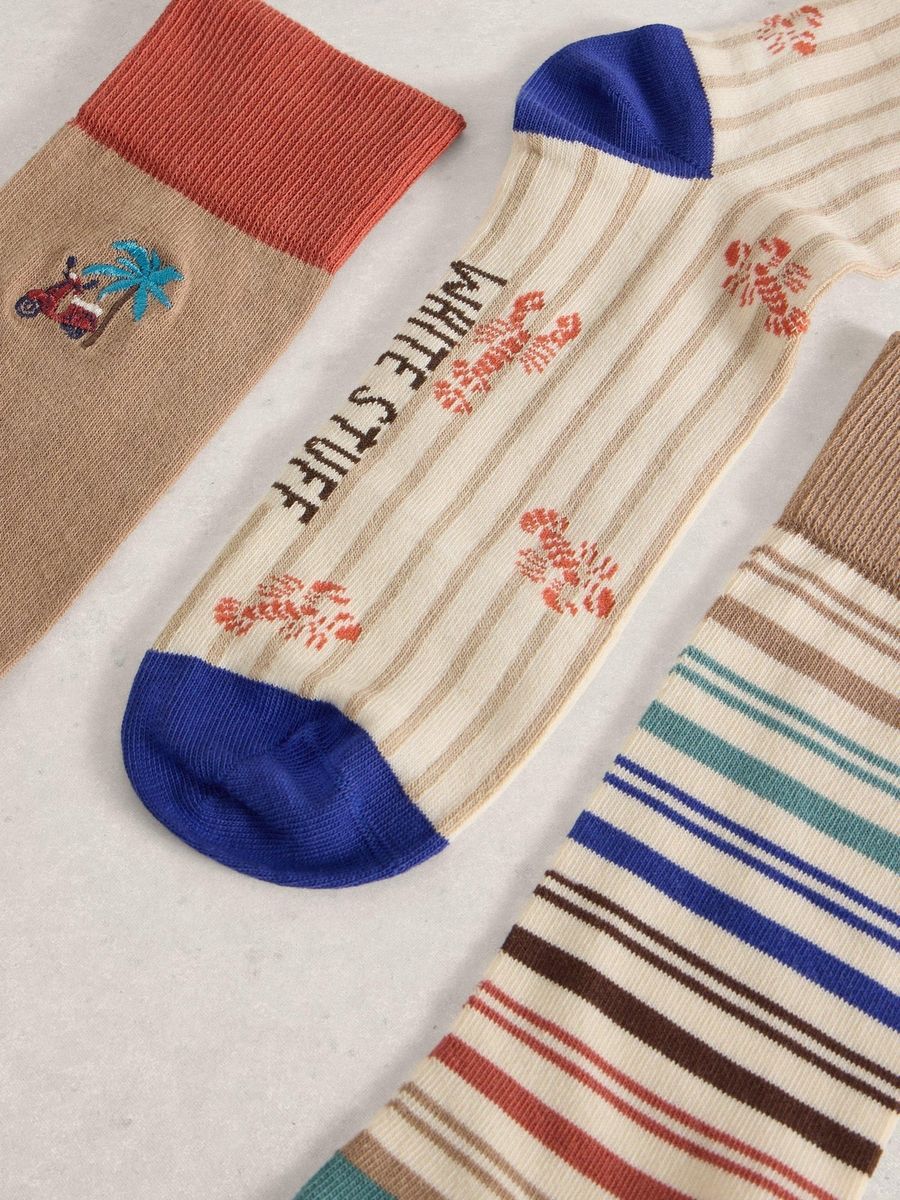 Socken-Set aus Bio-Baumwollmischung