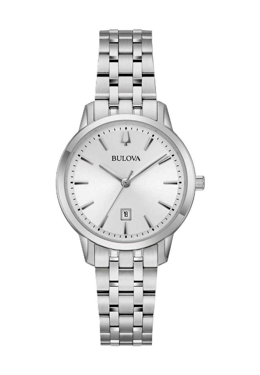 Klassische Silberne Edelstahl Armbanduhr