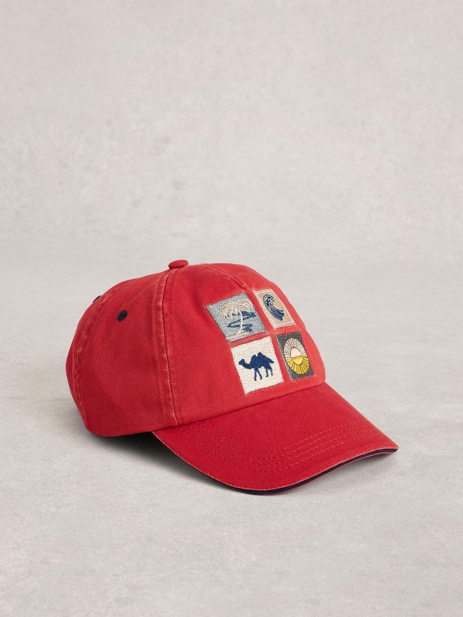 Baseballkappe mit sommerlichen Stick-Patches