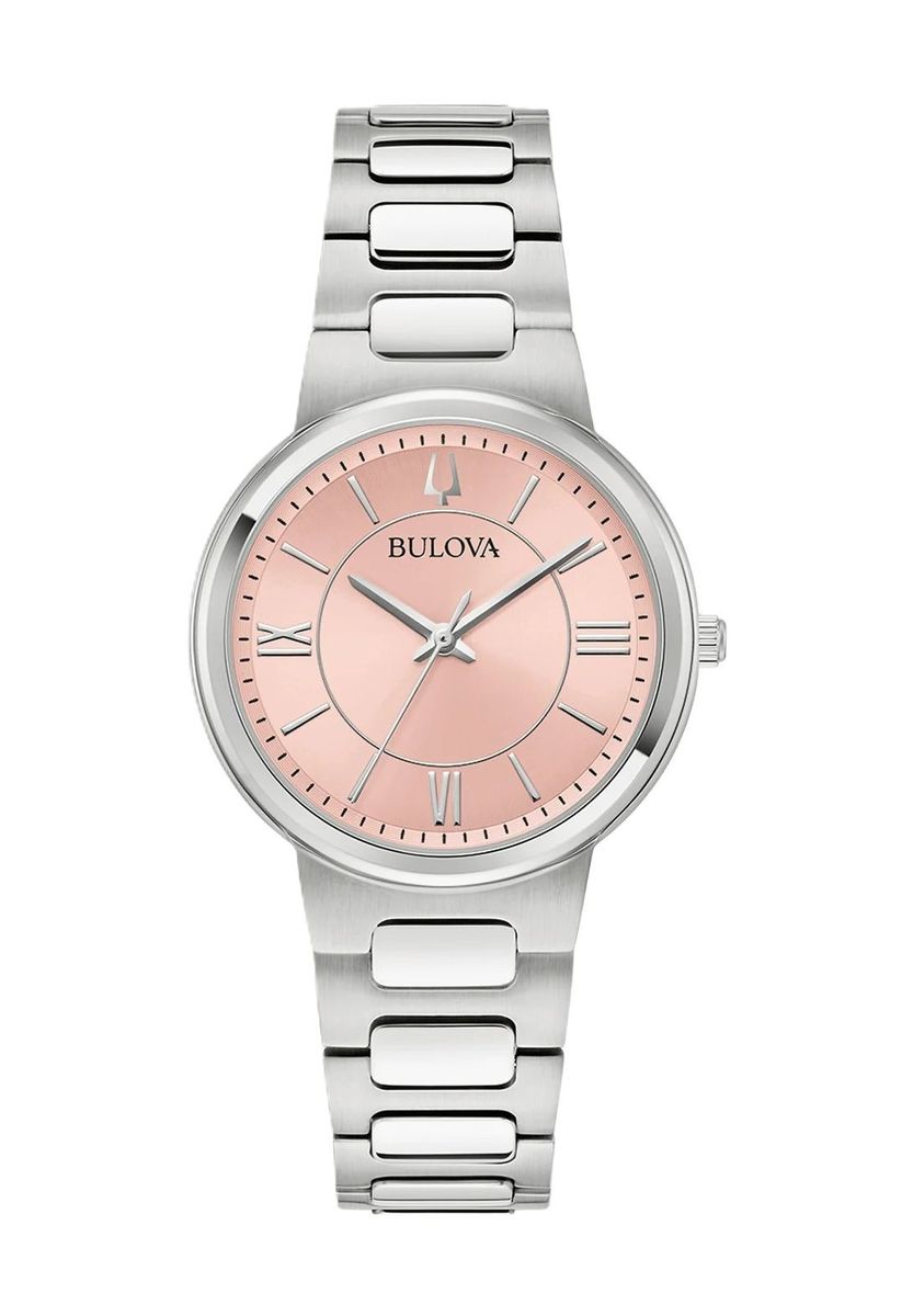 Klassische Damenarmbanduhr aus Edelstahl