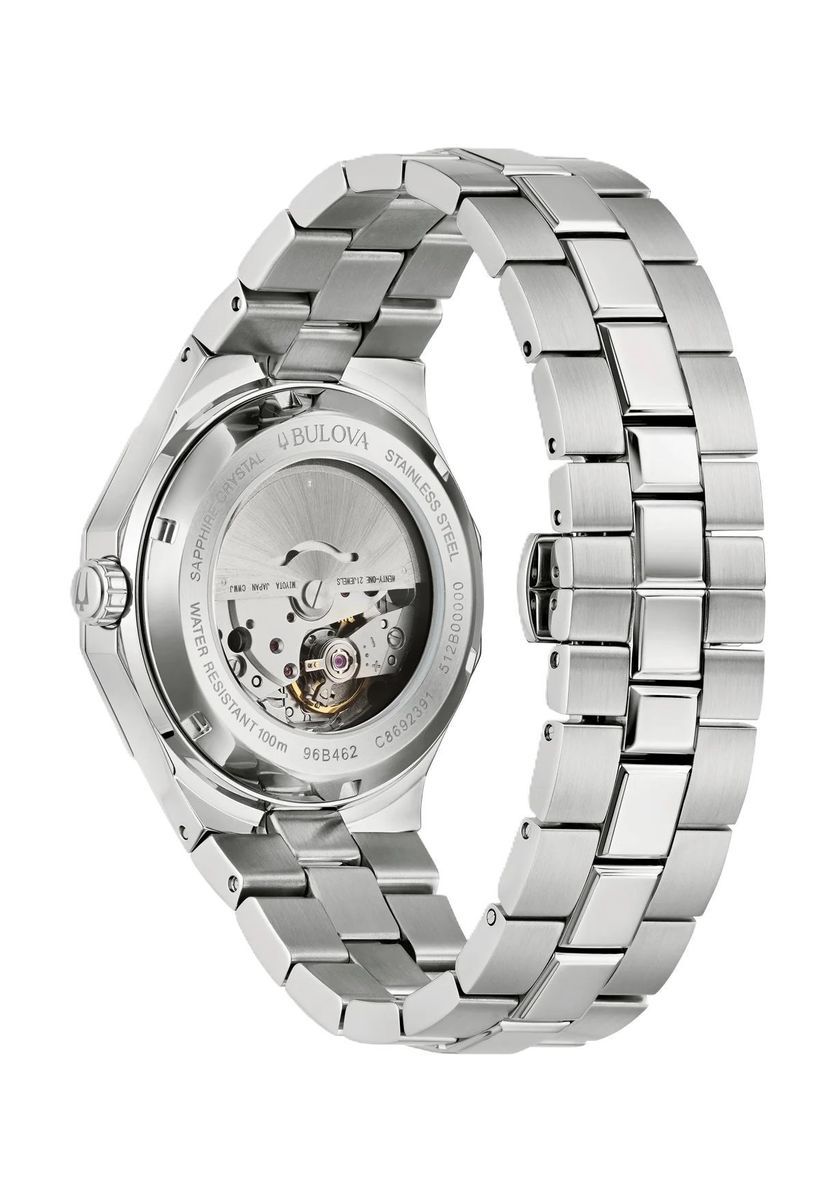 Elegante Automatikuhr aus Edelstahl