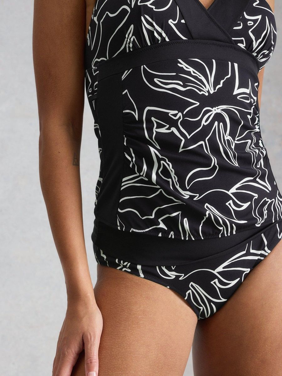 Wendbares Tankini-Oberteil mit Neckholder