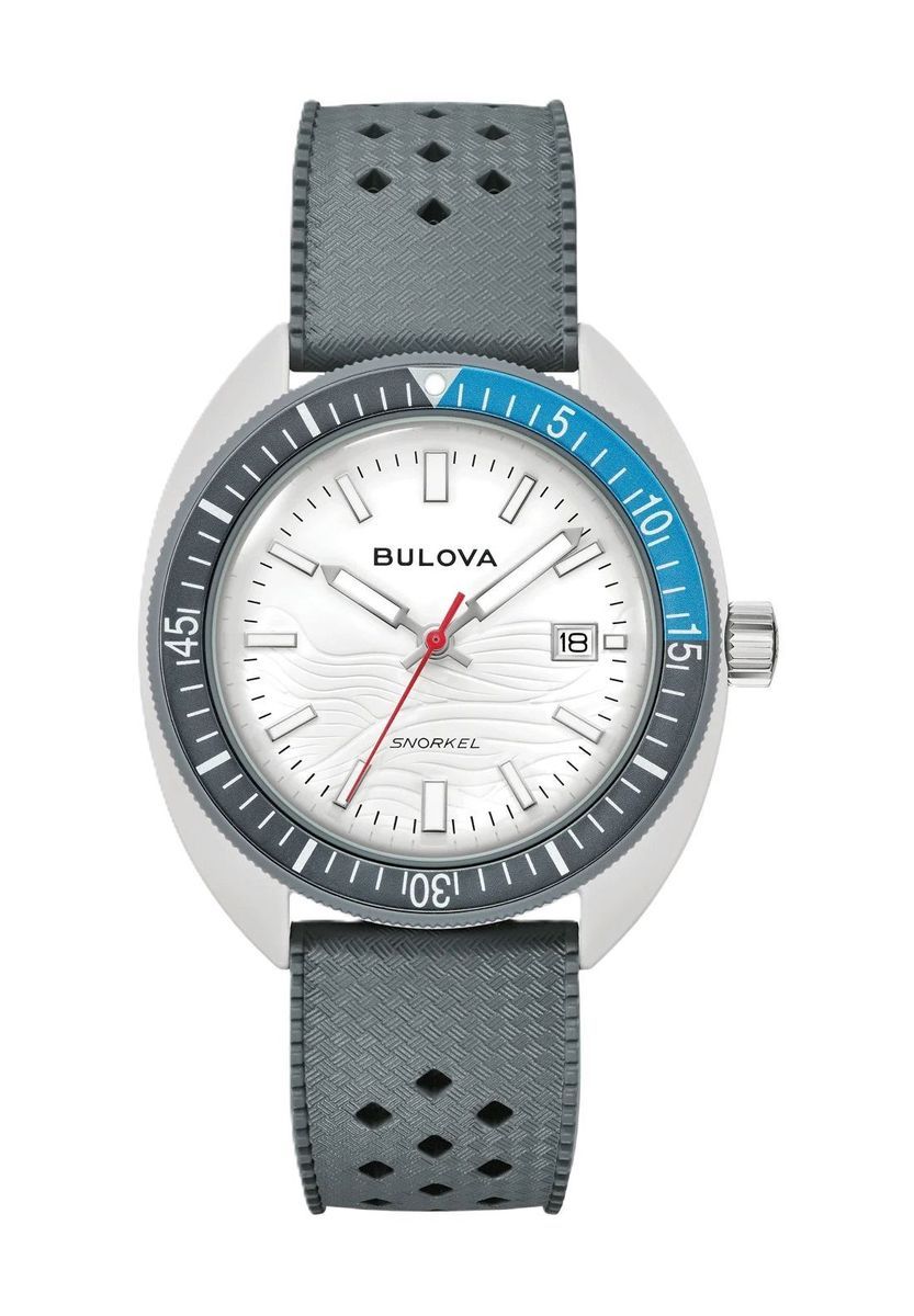 Graue Taucherstil Armbanduhr