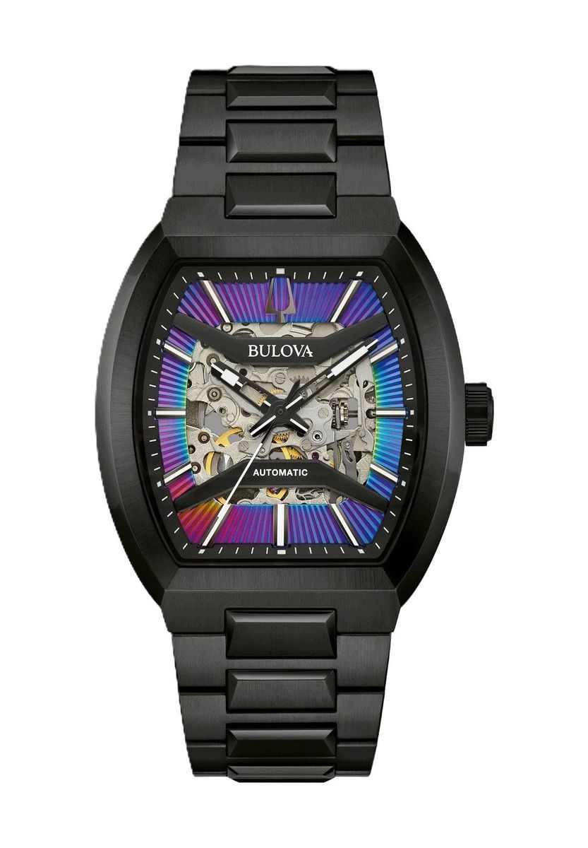 Automatische Herrenuhr mit skelettiertem Zifferblatt