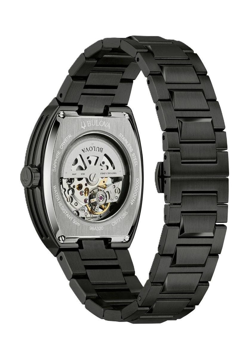 Automatische Herrenuhr mit skelettiertem Zifferblatt