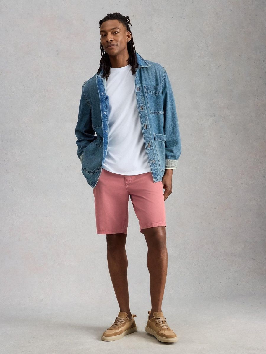 Slim-Fit Chino-Shorts aus Bio-Baumwolle
