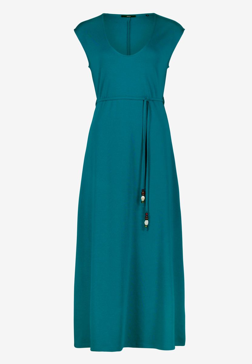 Lässiges Jersey-Maxikleid mit Kordelgürtel