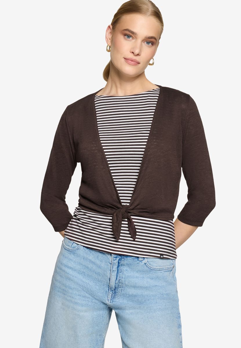 Bolero zum Binden mit 3/4-Arm