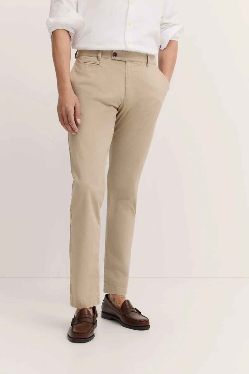 Klassische Stretch-Baumwoll-Chino