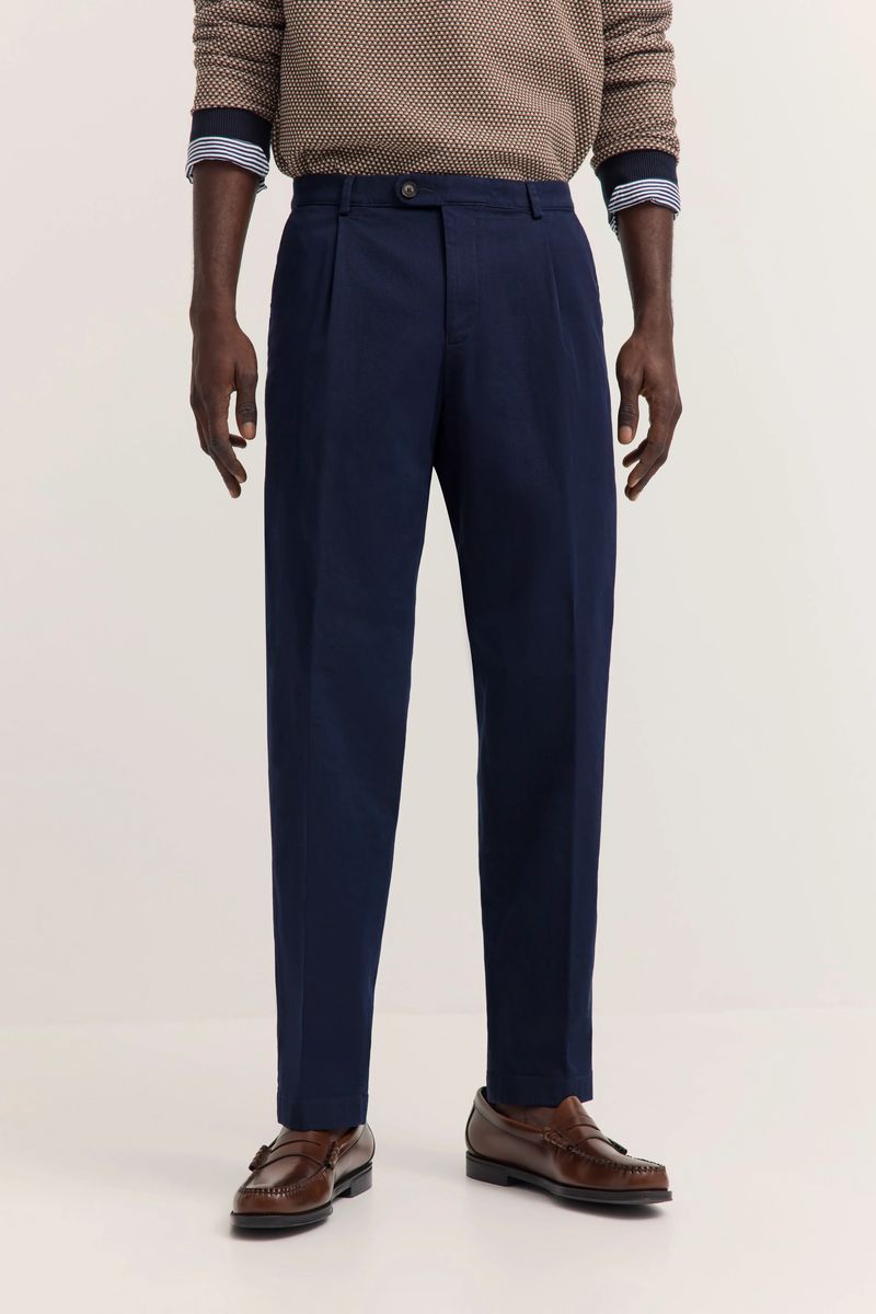 Modern Fit Bundfaltenhose