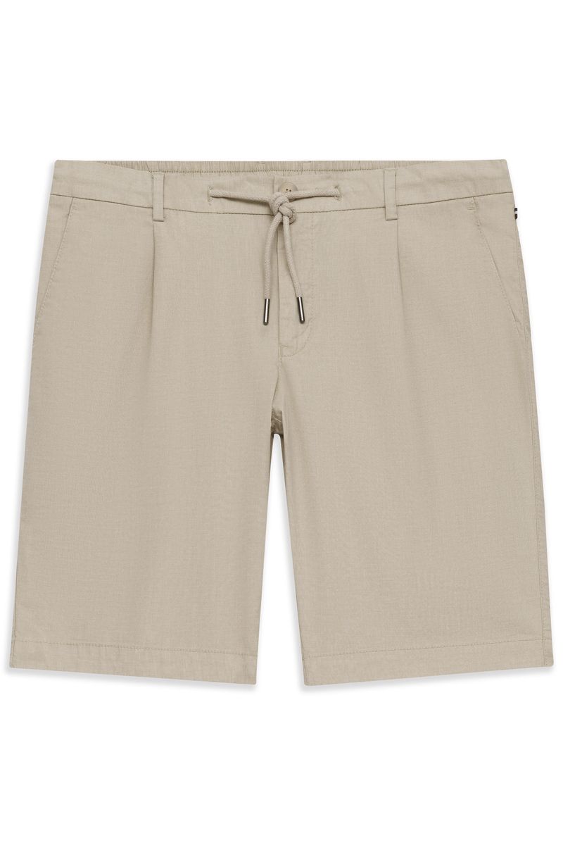 Baumwoll-Chino-Shorts mit Kordelzug