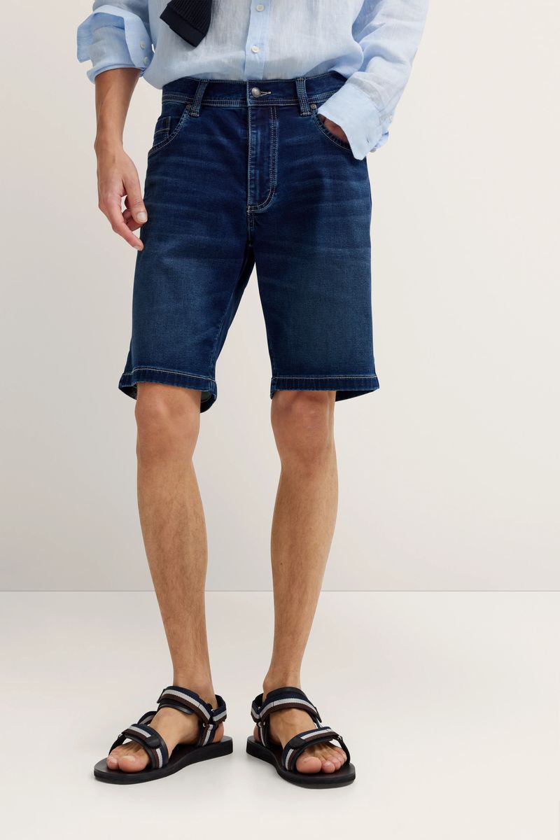 Modern Fit Denim Bermuda-Shorts