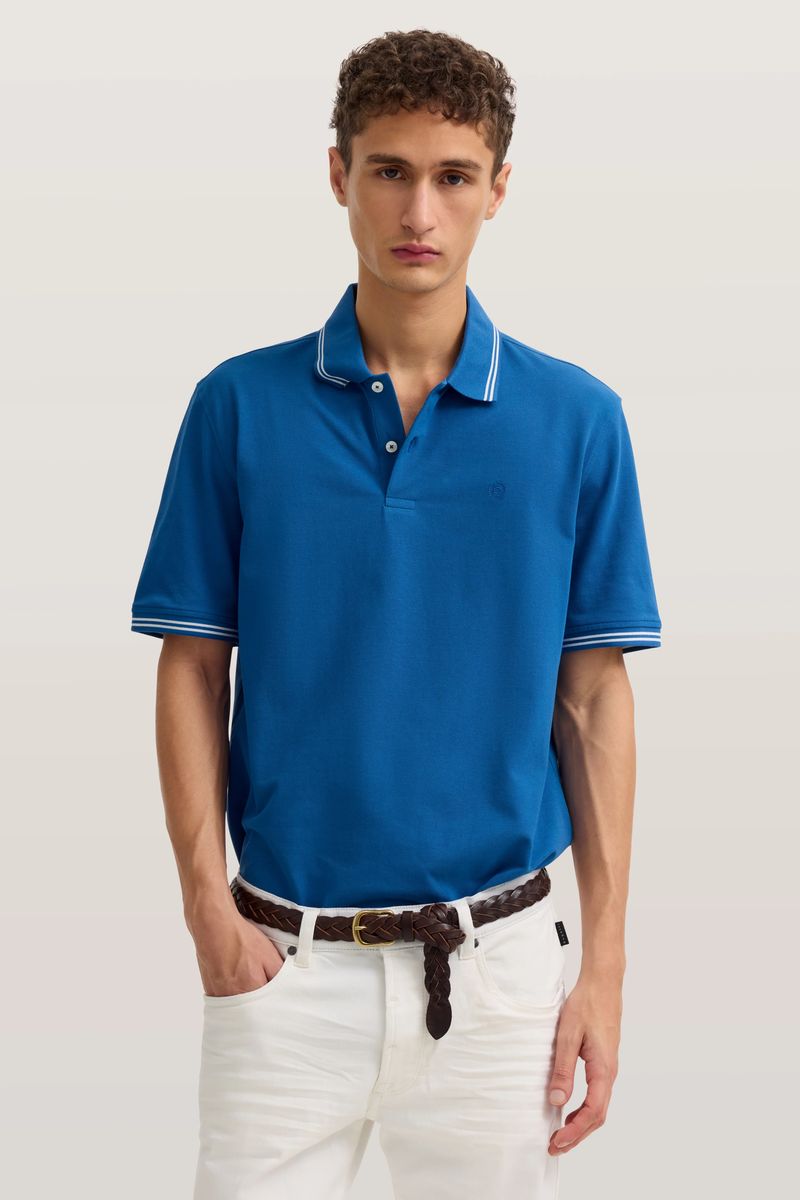 Klassisches Baumwoll-Piqué-Poloshirt