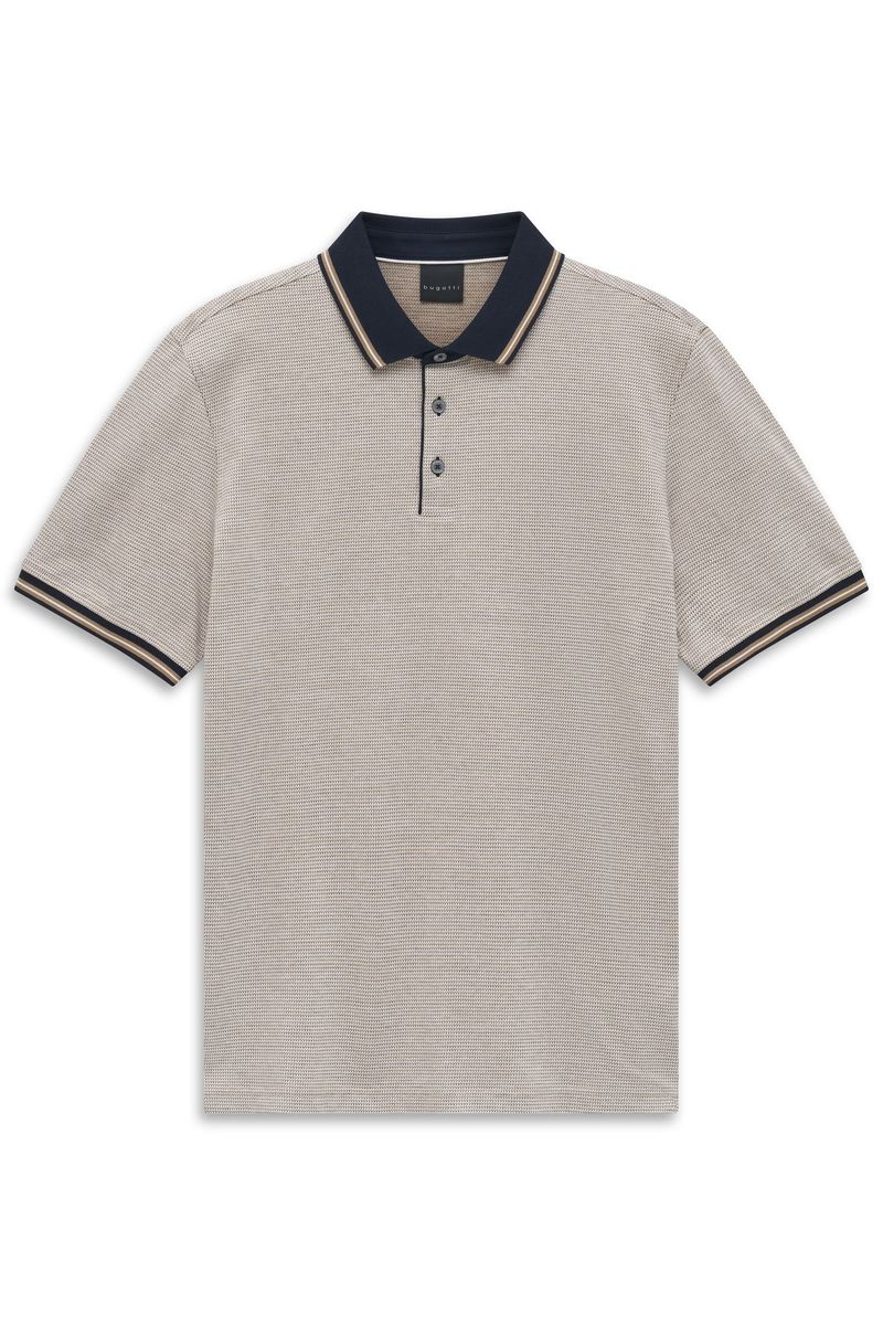 Modern Fit Struktur-Poloshirt