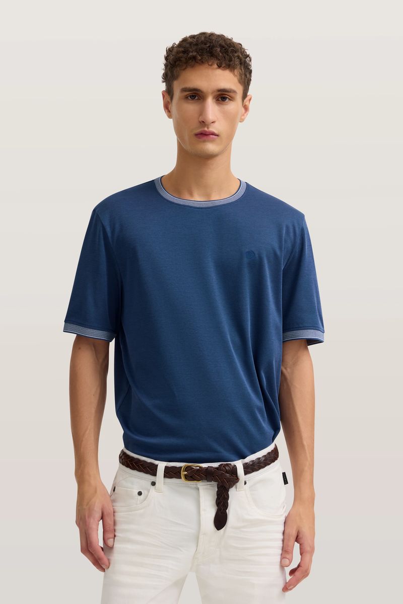 Modern Fit T-Shirt mit Streifendetails