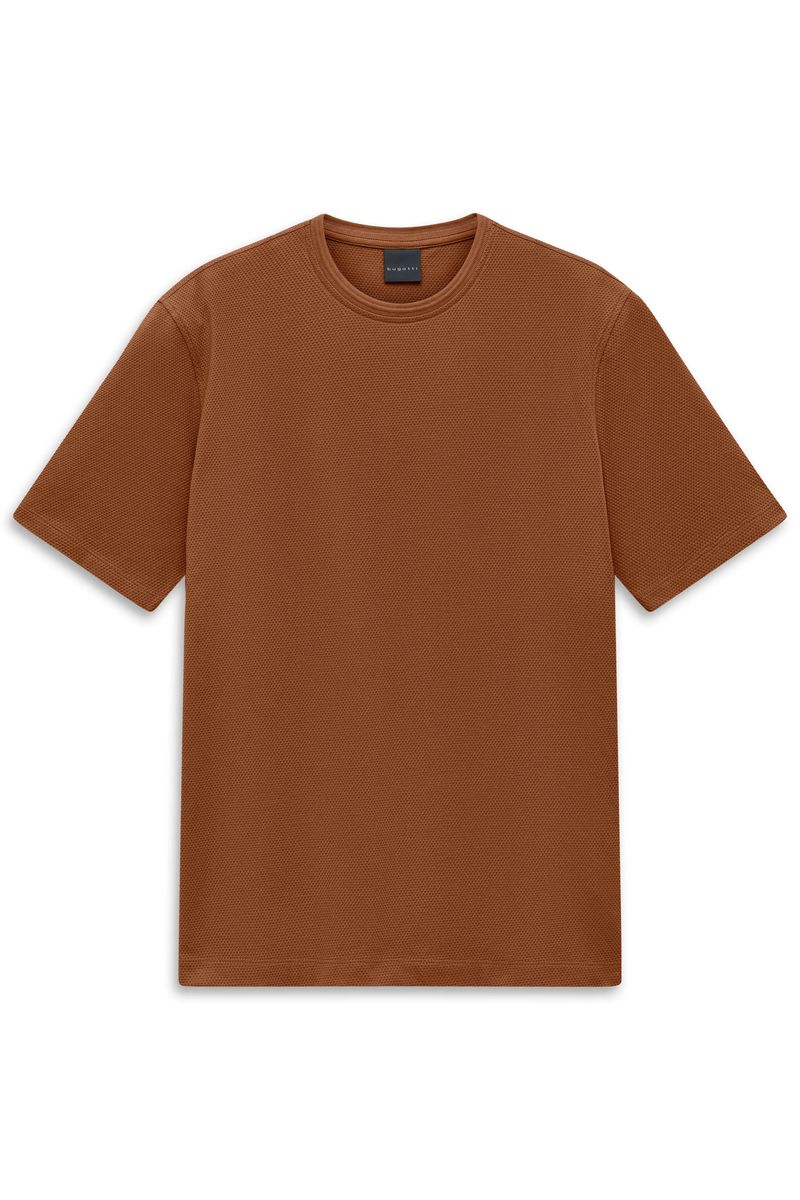 T-Shirt mit Bubble-Strukturmuster