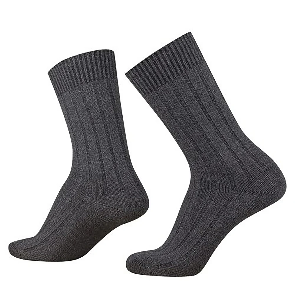 Klassische Business-Socken mit Rippstrick