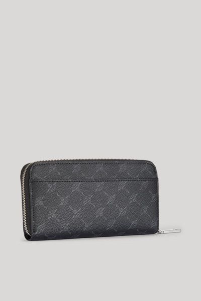 Zip-Around-Geldbörse mit Cornflower-Monogramm