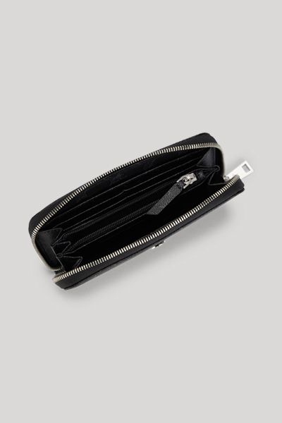 Zip-Around-Geldbörse mit Cornflower-Monogramm