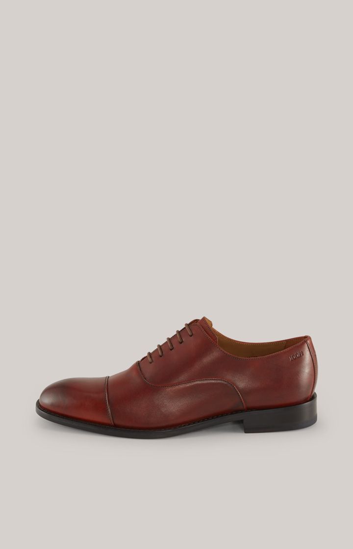 Elegante Leder-Oxfords mit Kappe