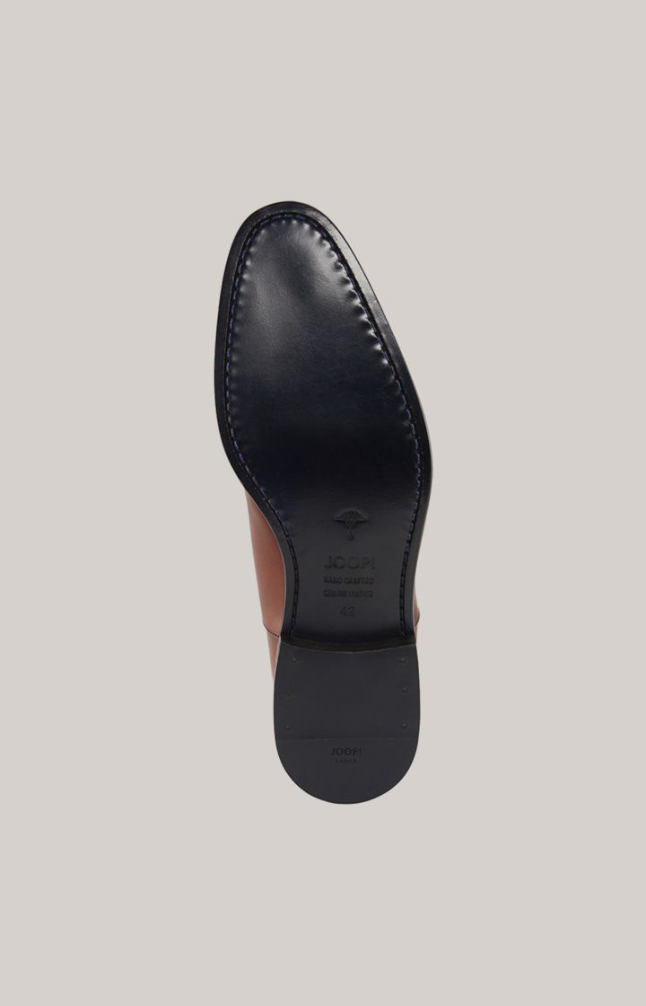 Elegante Leder-Oxfords mit Kappe