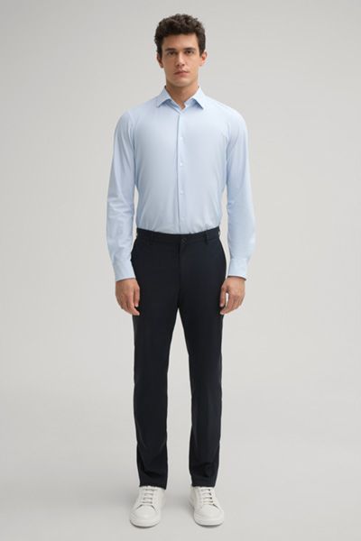 Slim-Fit Hemd mit Minimalmuster