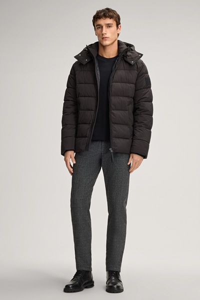 Klassische Karierte Slim Fit Chinohose