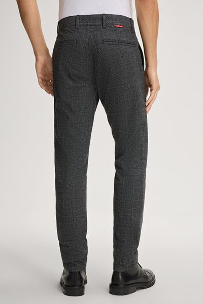 Klassische Karierte Slim Fit Chinohose