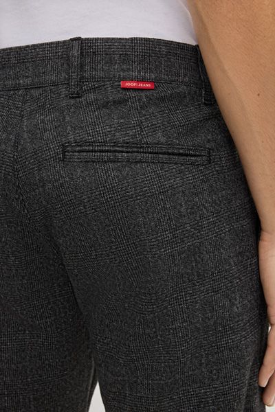 Klassische Karierte Slim Fit Chinohose