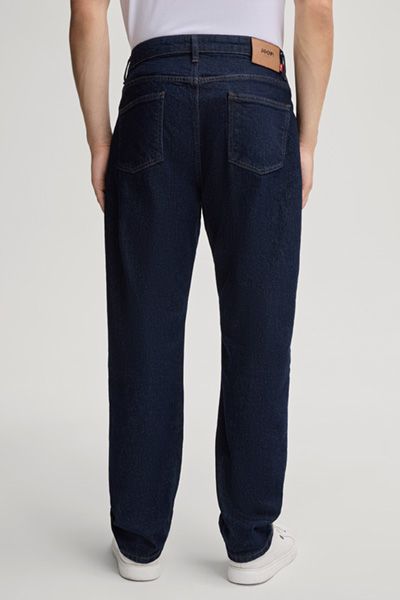 Klassische Straight-Leg Stretch-Jeans