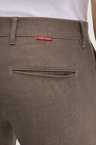 Klassische Slim-Fit Hose in Melange-Optik