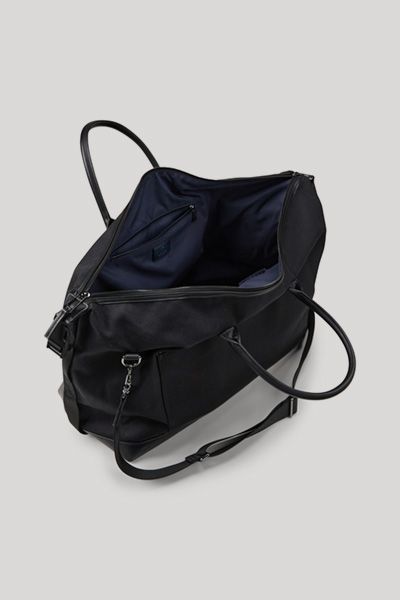 Minimalistischer Geräumiger Canvas-Weekender