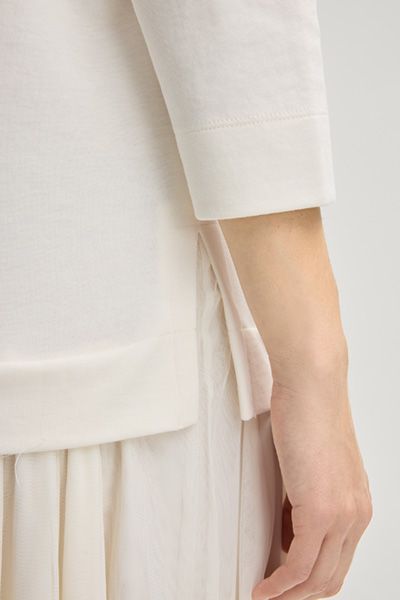 Midi-Kleid mit Tüll und Sweat