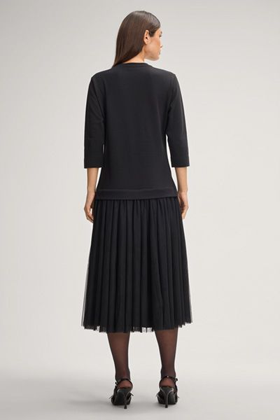 Hybrid-Midikleid mit Tüllrock
