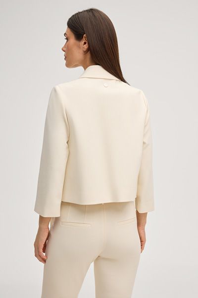 Elegante kurze Blazerjacke mit Goldknöpfen