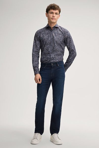 Slim-Fit Hemd mit Paisleymuster