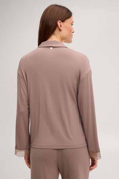 Grace Modal Wickel-Cardigan mit Spitze