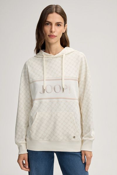 Relaxed Hoodie mit Kornblumen-Muster